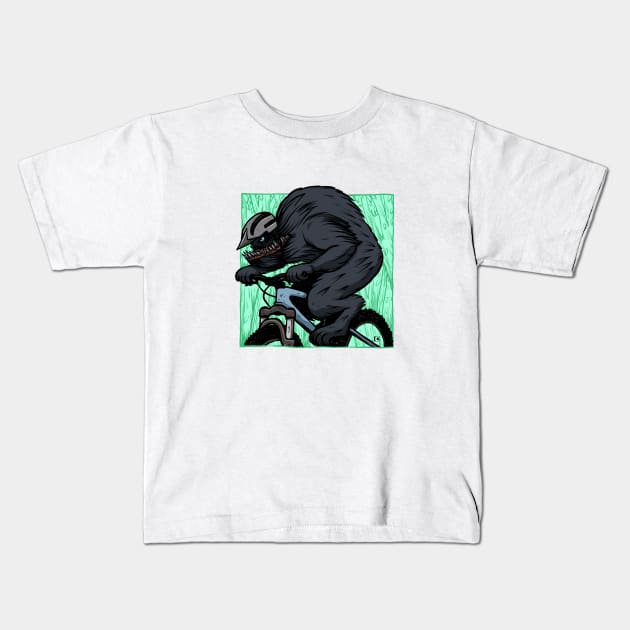 BEAST ride Kids T-Shirt by CALMA